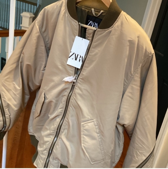 NWOT - ZARA Bomber Jacket - Picture 7 of 9